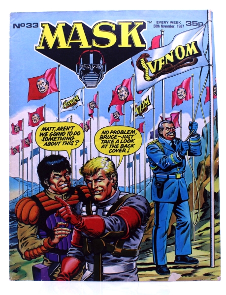 MASK (M.A.S.K.) UK-Comic Magazine No. 33 (1987): Doomseed